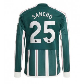 Manchester United Jadon Sancho #25 Bortatröja 2023-24 Långärmad